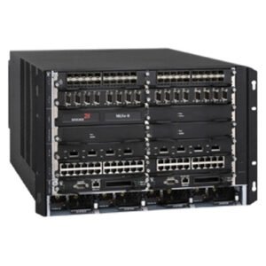 NI-MLX-8-DC-HSF Brocade NetIron MLX-8-DC Multi-Service IP/MPLS Aggregation Switching Router (Refurbished)