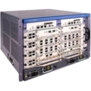 JC177B HP 6608 Router Chassis Management Port 10 Slots 7U Rack-mountable (Refurbished)
