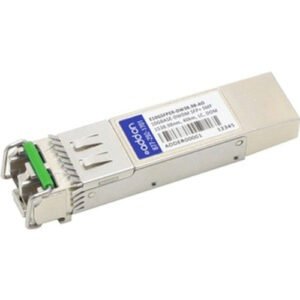 E10GSFPER-DW38.98-AO AddOn 10Gbps 10GBase-ER DWDM Single-mode Fiber 40km 1538.98nm Duplex LC Connector SFP+ Transceiver Module for Intel Compatible