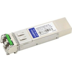 E10GSFPER-DW40.56-AO AddOn 10Gbps 10GBase-ER DWDM Single-mode Fiber 40km 1540.56nm Duplex LC Connector SFP+ Transceiver Module for Intel Compatible