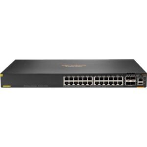 JL725A#ABA Aruba 6200F 24G Class4 PoE 4SFP+ 370W Switch - 24 Ports - M