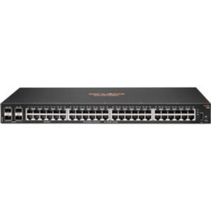 JL676A#ABA Aruba 6100 48G 4SFP+ Switch - 48 Ports - 3 Layer Supported - Modular - 44.20 W Power Consumption - Twisted Pair Optical Fiber - 1U High -