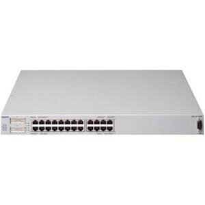 AL2012E53 Nortel Ethernet Switch 470-24T 24-Ports Fast 10/100Base-TX + 2 x GBIC (empty) Switch 1U Stackable (Refurbished)