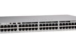 C9200L-48T-4X-E Cisco Catalyst 9200L 48-Ports 10/100/1000Base-T Manageable Layer 3 Rack-mountable with 10 Gigabit SFP+ Switch (Refurbished)