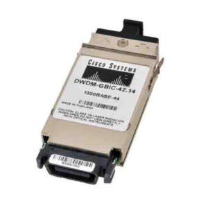 DWDM-GBIC-42.14 Cisco 1.25Gbps 1000Base-DWDM Single-mode Fiber 80km 1542.14nm Duplex SC Connector GBIC Transceiver Module (Refurbished)