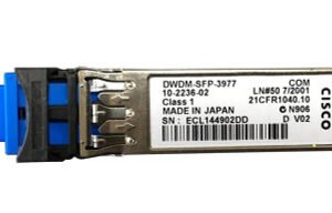 DWDM-SFP-3977= Cisco 1Gbps 1000Base-DWDM Single-mode Fiber 80km 1539.77nm Duplex LC Connector SFP Transceiver Module (Refurbished)