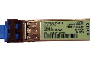 DWDM-SFP-5172= Cisco 1Gbps 1000Base-DWDM Single-mode Fiber 80km 1551.72nm Duplex LC Connector SFP Transceiver Module (Refurbished)