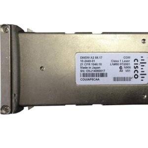 DWDM-X2-58.17 Cisco 10Gbps 10GBase-DWDM Single-Mode Fiber 80km 1558.17nm Duplex SC Connector X2 Transceiver Module (Refurbished)