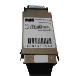 DWDMGBIC4294 Cisco 1.25Gbps 1000Base-DWDM Single-mode Fiber 80km 1542.94nm Duplex SC Connector GBIC Transceiver Module (Refurbished)