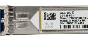 GLC-BX-D Cisco 1Gbps 1000Base-BX-D Single-mode Fiber 10km 1490nmTX/1310nmRX LC Connector SFP Transceiver Module with DOM (Refurbished)