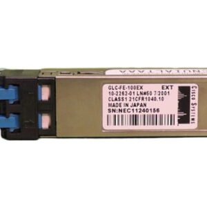 GLC-FE-100EX Cisco 100Mbps 100Base-EX Single-mode Fiber 40km 1310nm Duplex LC Connector SFP Transceiver Module
