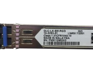 GLC-LX-SM-RGD= Cisco 1Gbps 1000Base-LX/LH Long Wave Single-mode Fiber 10km 1310nm Duplex LC Connector SFP Transceiver Module