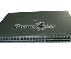 J4899C#ACC HP Procurve 2650 48-Ports 10/100Base-TX RJ-45 Rsck-mountable 1U Ethernet Switch with 2x SFP Mini-GBIC Ports (Refurbished)