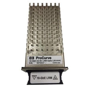 J9144A HP ProCurve 10Gbps 10GBase-LRM Multi-mode Fiber 220m 1310nm Duplex SC Connector X2 Transceiver Module