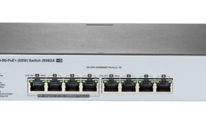 J9982A#ABG HP Aruba 1820 8G 8-Ports PoE+ (65W) Switch Australia (Refurbished)