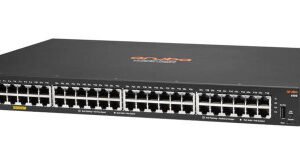 JL675A#B2B Aruba 6100 48G Class4 PoE 4SFP+ 370W Switch - 48 Ports - Ma
