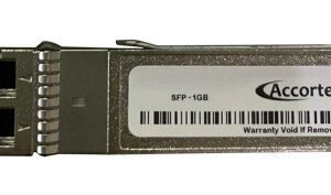 NTSFP-SX-ACC Accortec 1Gbps 1000Base-SX Multi-mode Fiber 550m 850nm LC Connector SFP Transceiver Module for Ciena Compatible