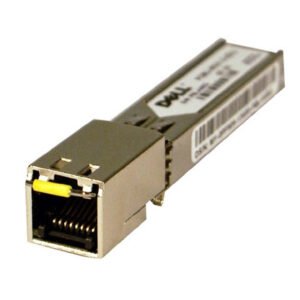 PF911 Dell 1.25Gbps 1000Base-T Copper RJ-45 Connector SFP (mini-GBIC) Transceiver Module for PowerConnect 3524 3524P 3548 Switches (Refurbished)