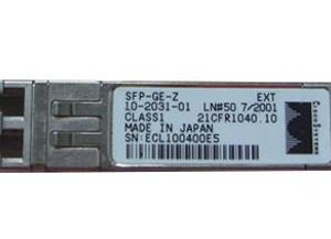 SFP-GE-Z Cisco 1Gbps 1000Base-ZX Single-mode Fiber 100km 1550nm Duplex LC Connector SFP Transceiver Module
