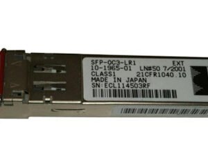 SFP-OC3-LR1= Cisco 155Mbps OC3/STM1 LR-1 Single-Mode Fiber 40km 1310nm Duplex LC Connector SFP Transceiver Module (Refurbished)