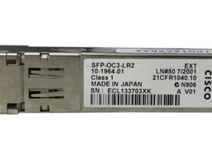 SFP-OC3-LR2= Cisco 155Mbps OC3/STM1 LR-2 Single-Mode Fiber 80km 1550nm Duplex LC Connector SFP Transceiver Module (Refurbished)
